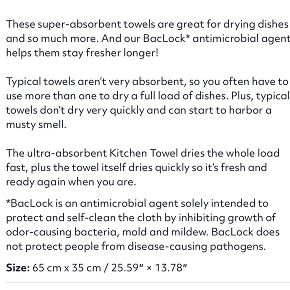 Norwex Kitchen Towel Cranberry Limited Edition NWT - Picture 5 of 9